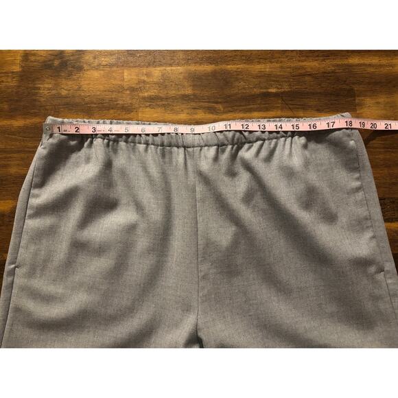 Banana Republic Women's XL Pant Wide Leg 100% Wool Flannel Pull On Lightweight - Picture 7 of 13